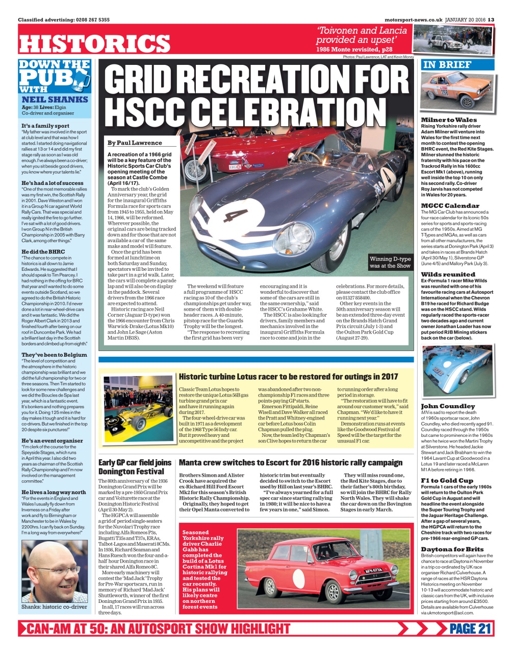 Motorsport News Preview Pages