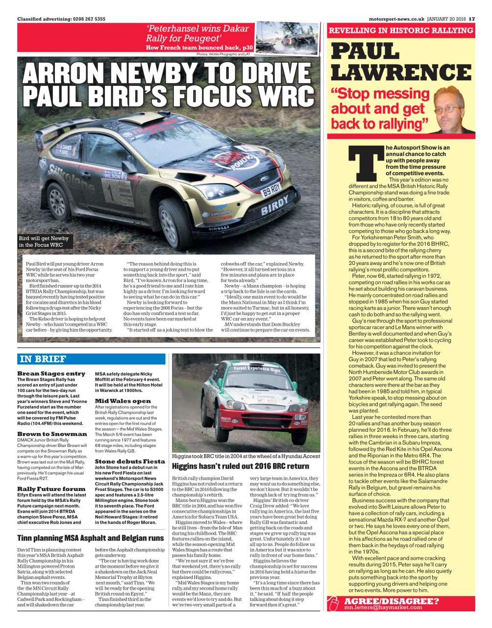 Motorsport News Preview Pages