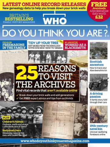 Who Do You Think You Are? issue February 2016