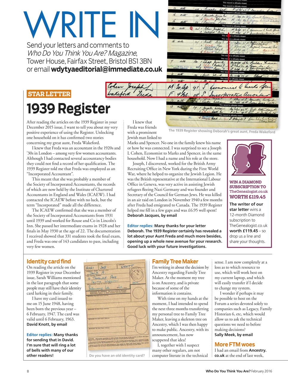 Who Do You Think You Are? Preview Pages