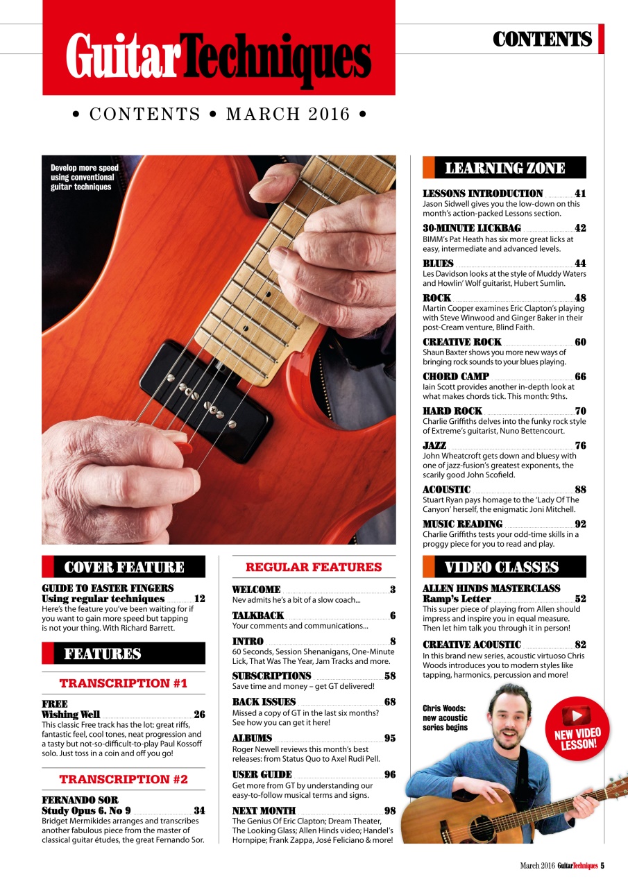 Guitar Techniques Preview Pages