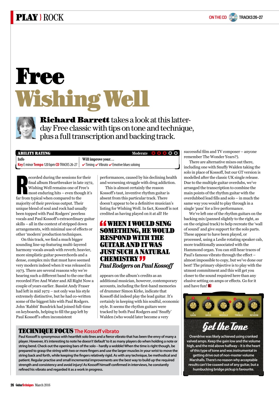 Guitar Techniques Preview Pages