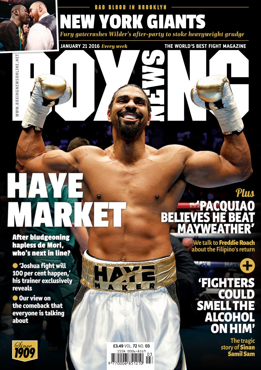 Boxing News Preview Pages
