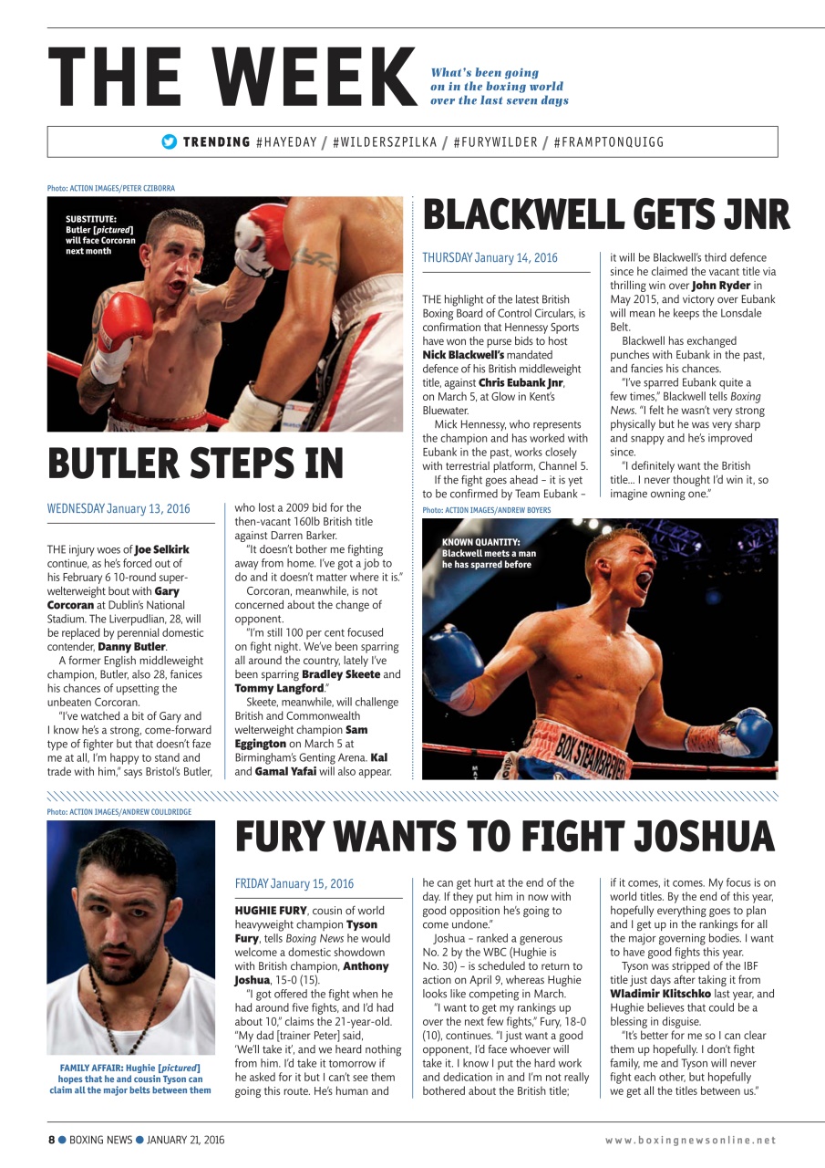 Boxing News Preview Pages
