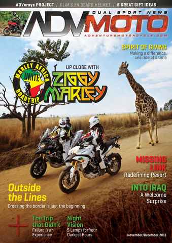 Adventure Motorcycle issue November-December 2011