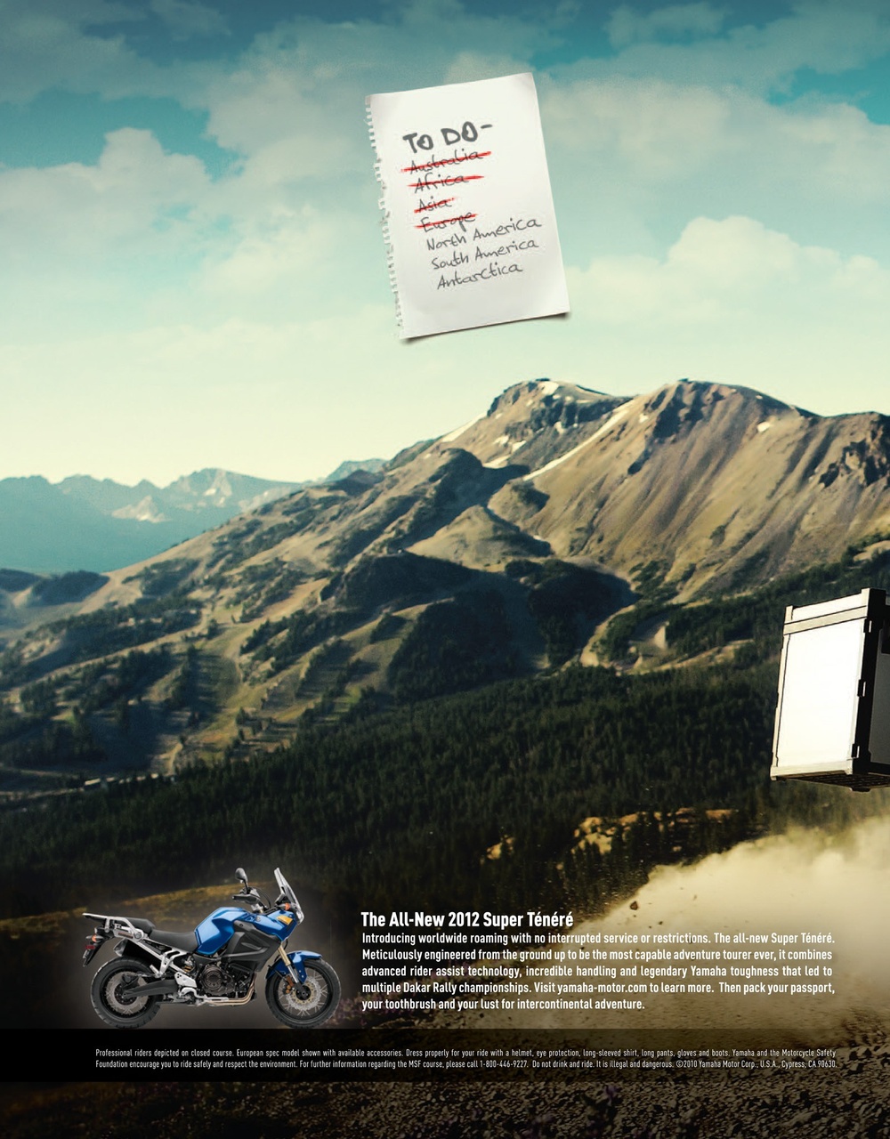 Adventure Motorcycle Preview Pages