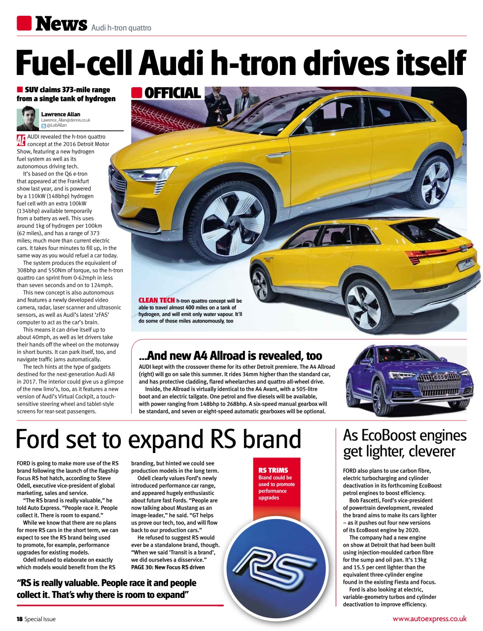 Auto Express Preview Pages