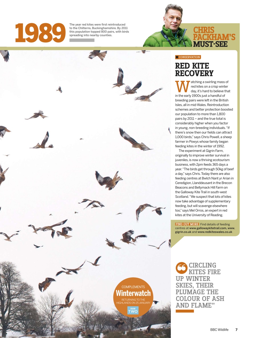 BBC Wildlife Magazine Preview Pages
