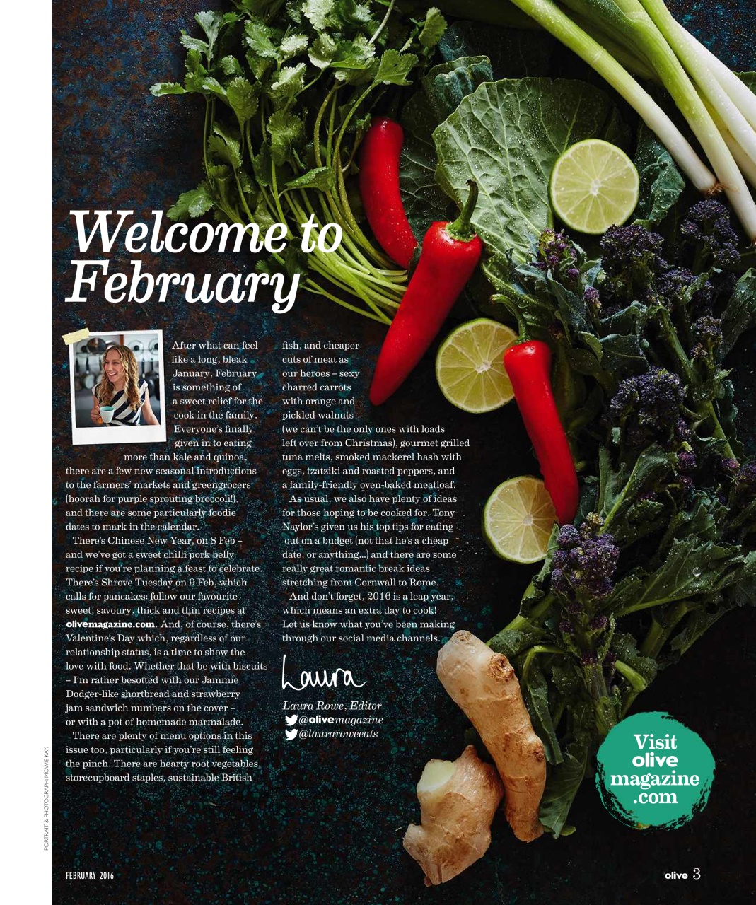 Olive Magazine Preview Pages