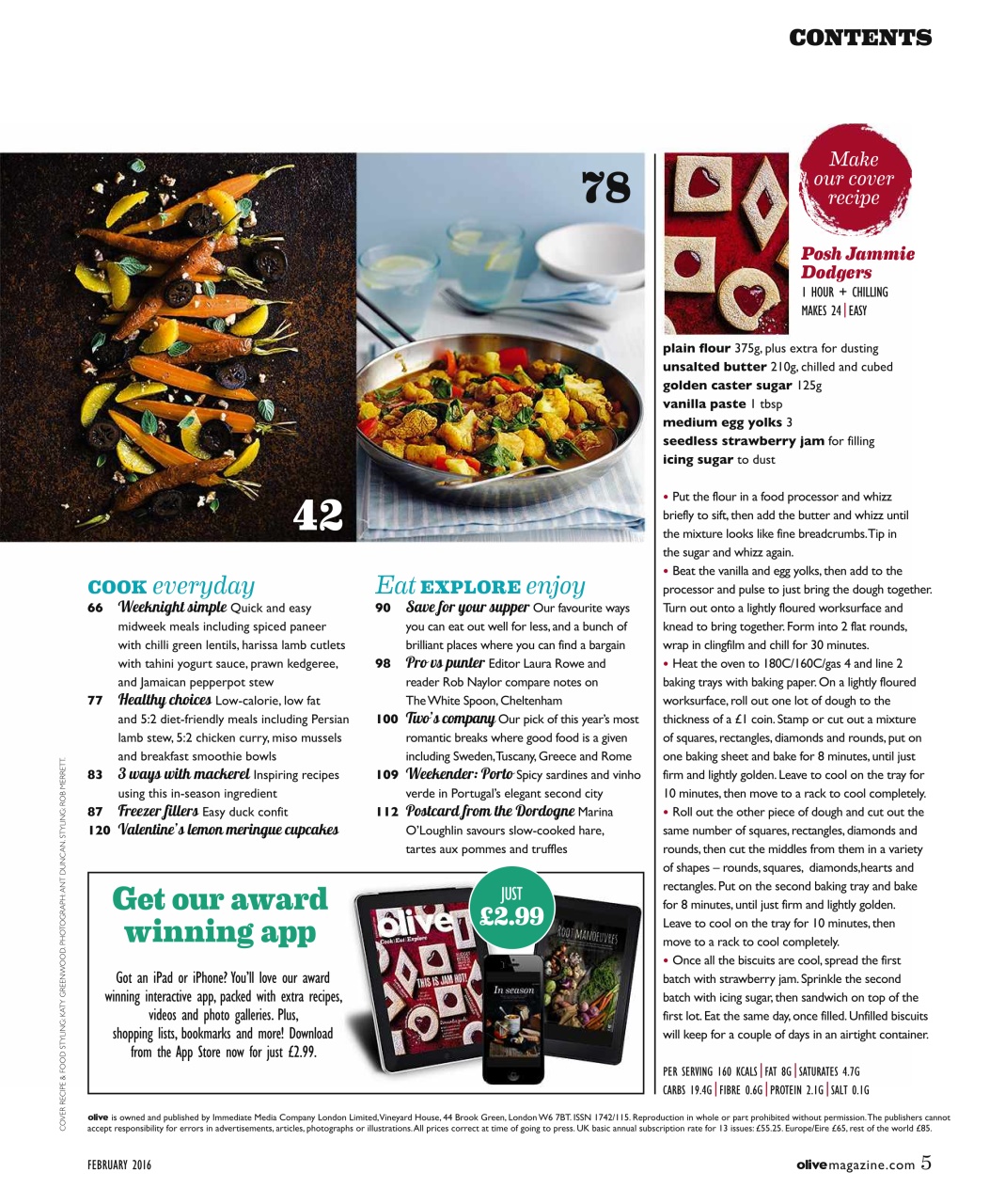 Olive Magazine Preview Pages