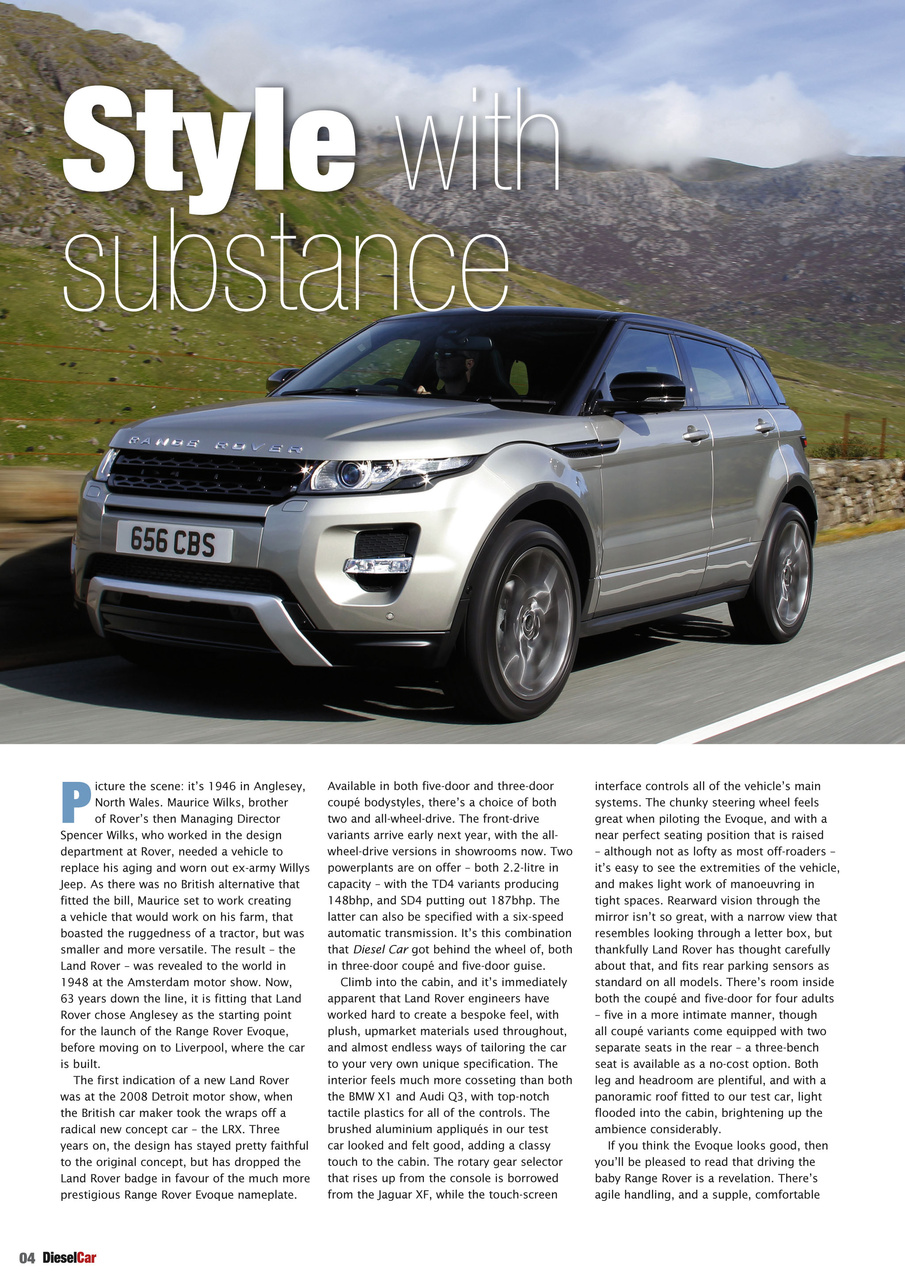 Diesel Car Special Editions Preview Pages