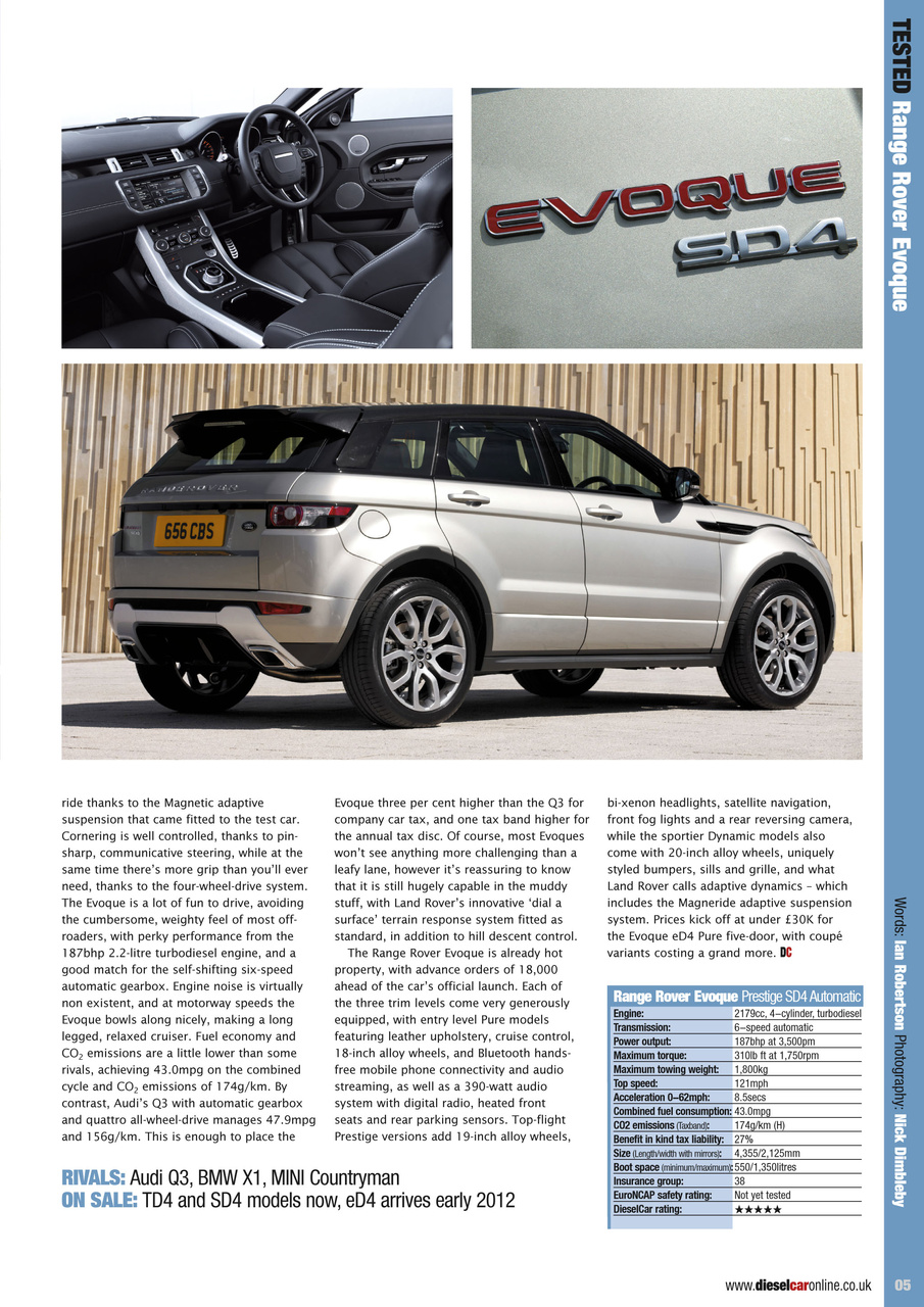 Diesel Car Special Editions Preview Pages