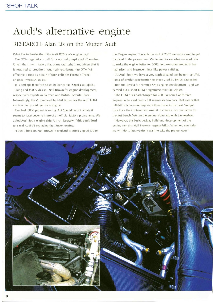 Race Engine Technology Preview Pages