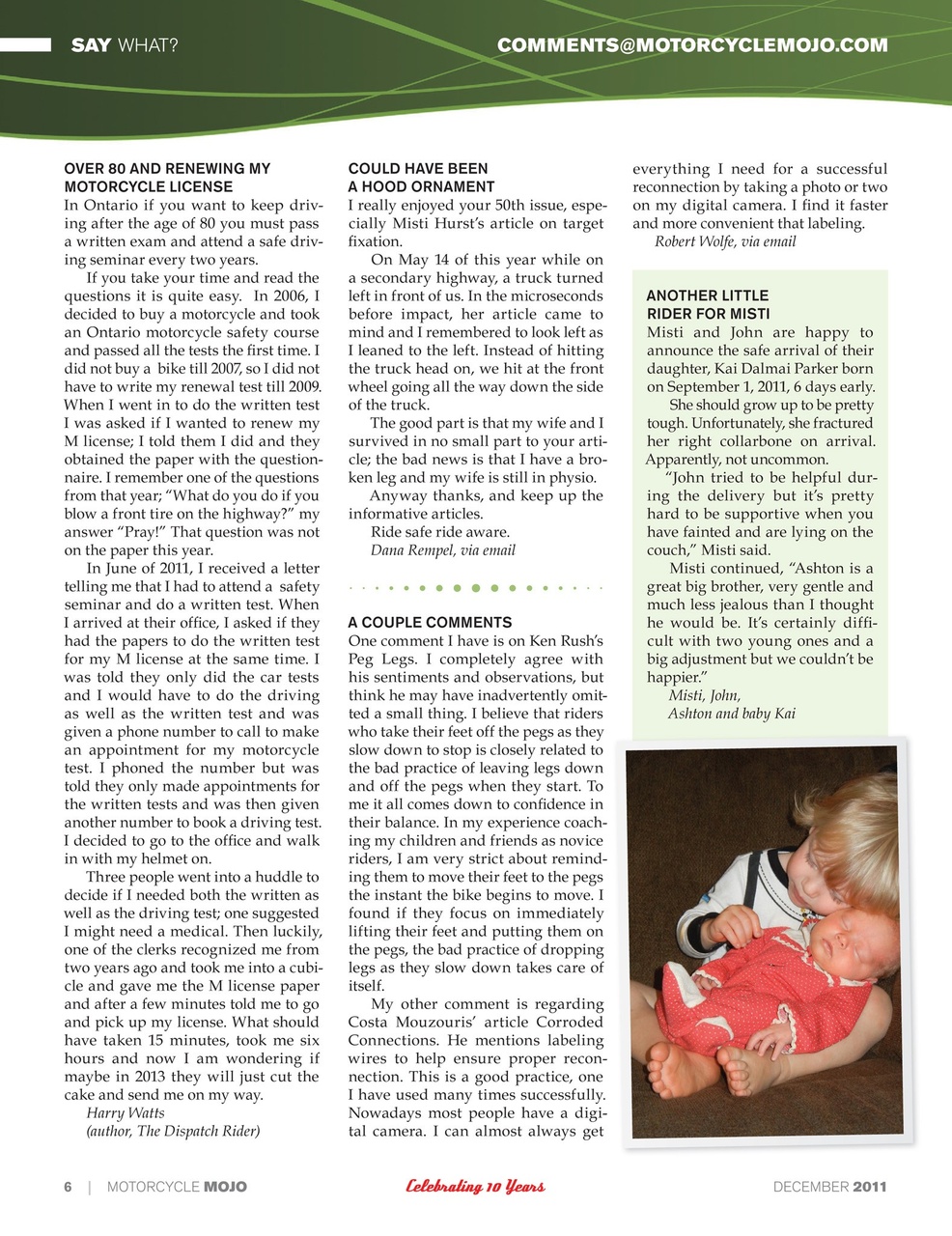 Motorcycle Mojo Preview Pages