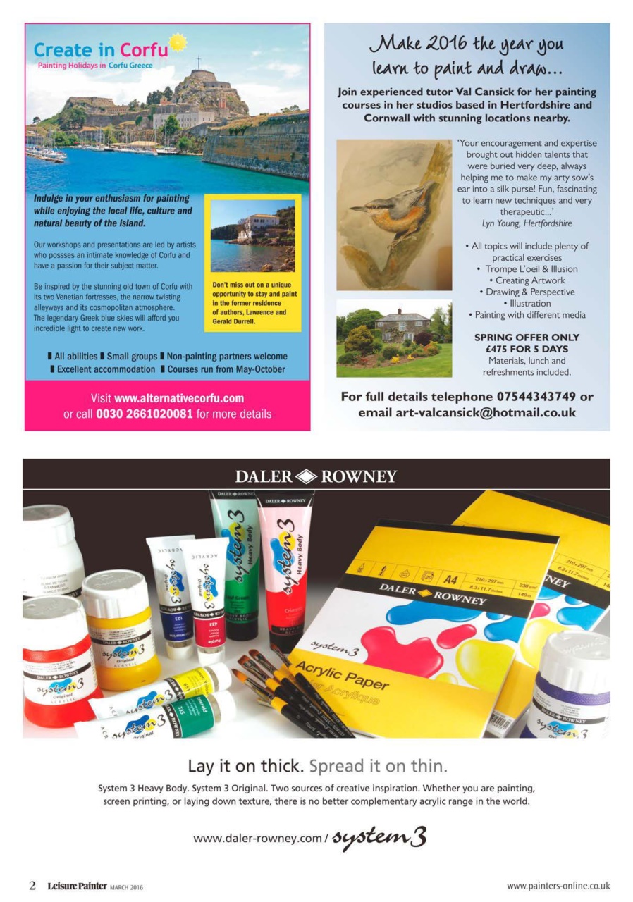 Leisure Painter & The Artist Preview Pages