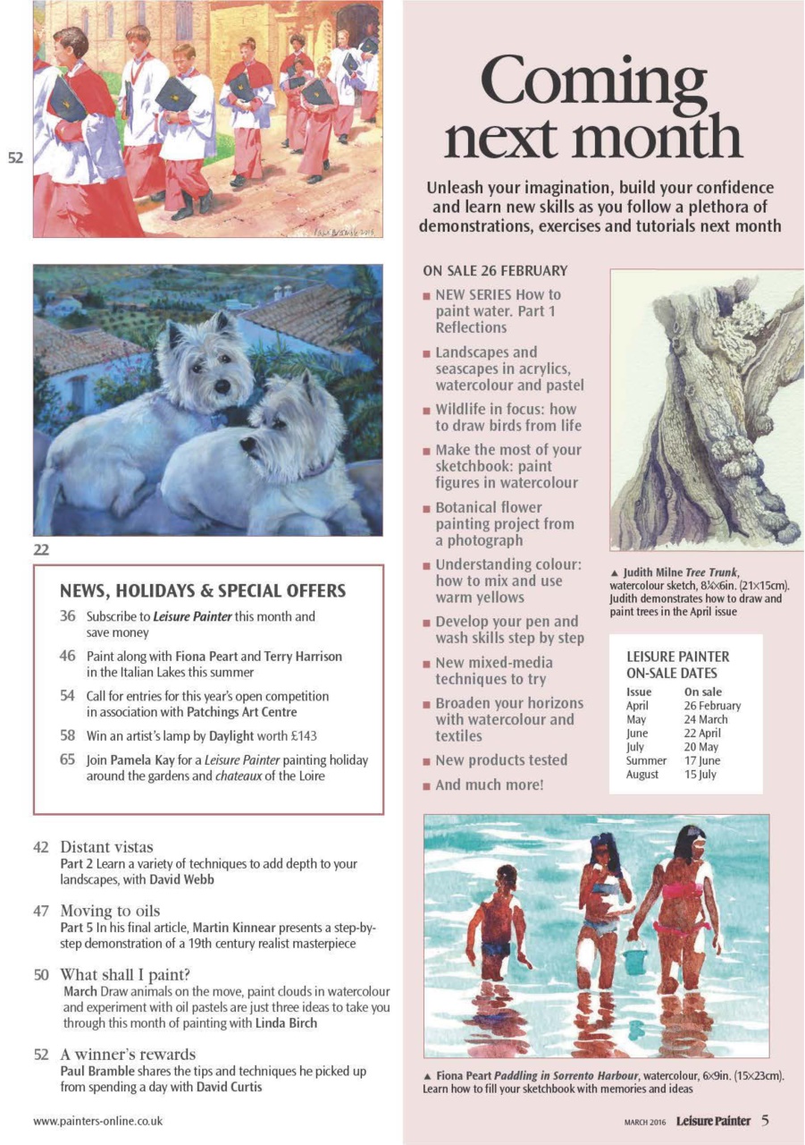 Leisure Painter & The Artist Preview Pages