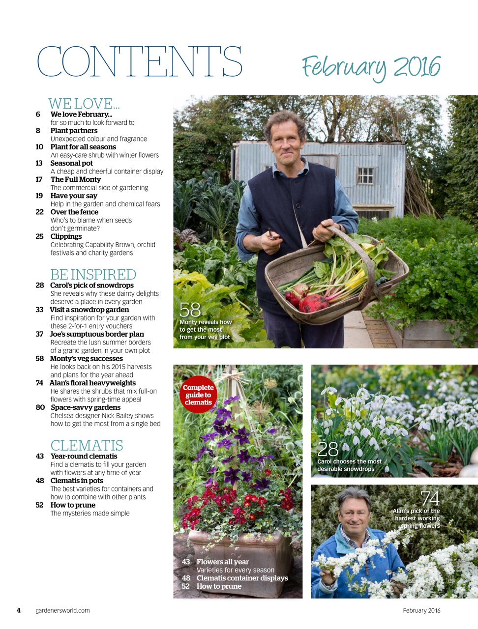 BBC Gardeners’ World Magazine Preview Pages