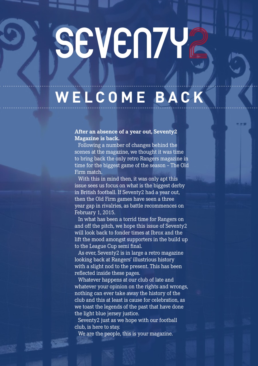 Seventy 2 Magazine Preview Pages