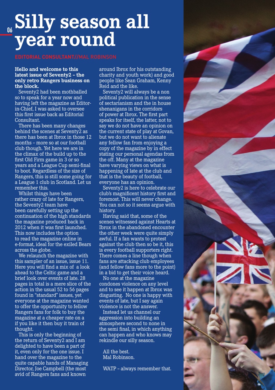 Seventy 2 Magazine Preview Pages