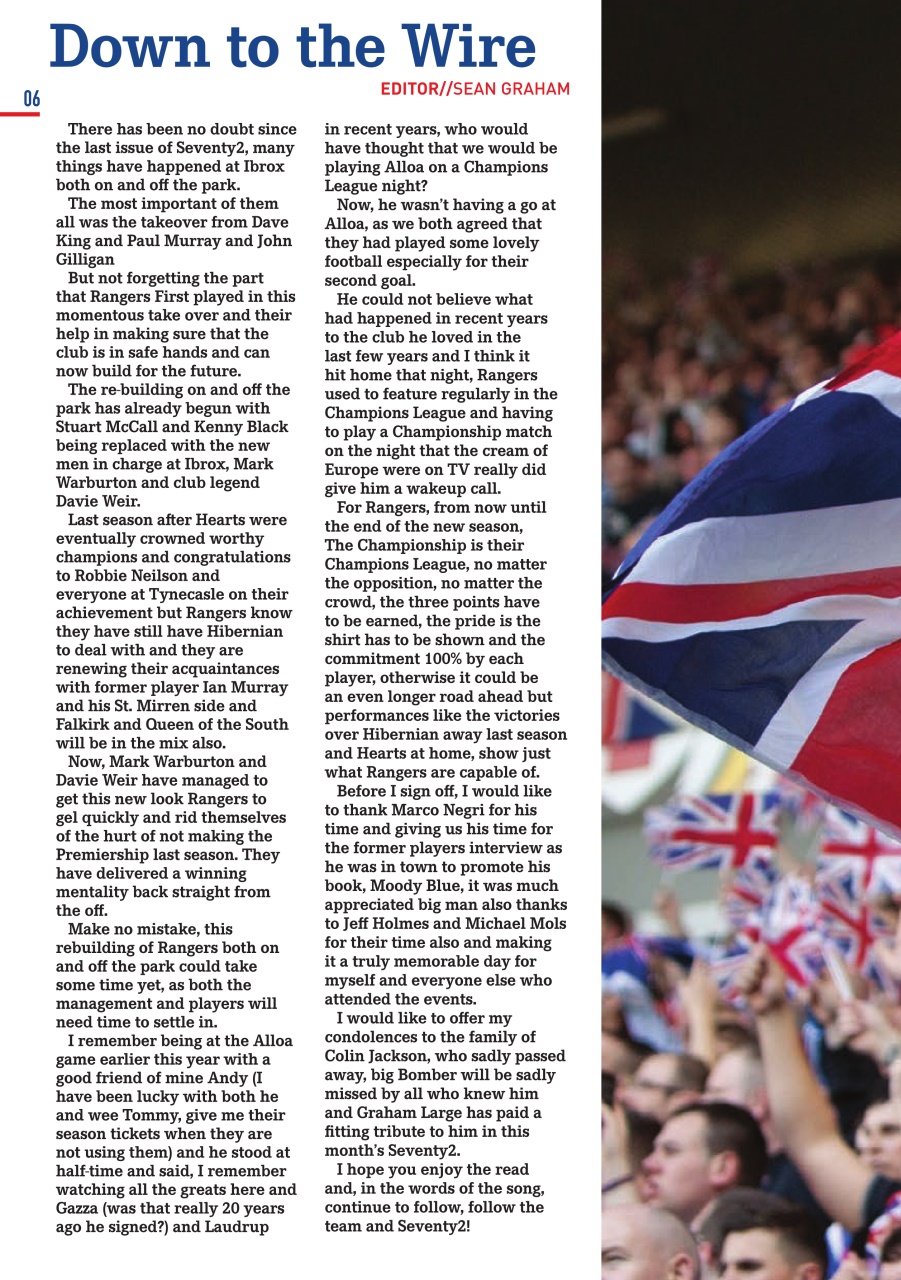 Seventy 2 Magazine Preview Pages