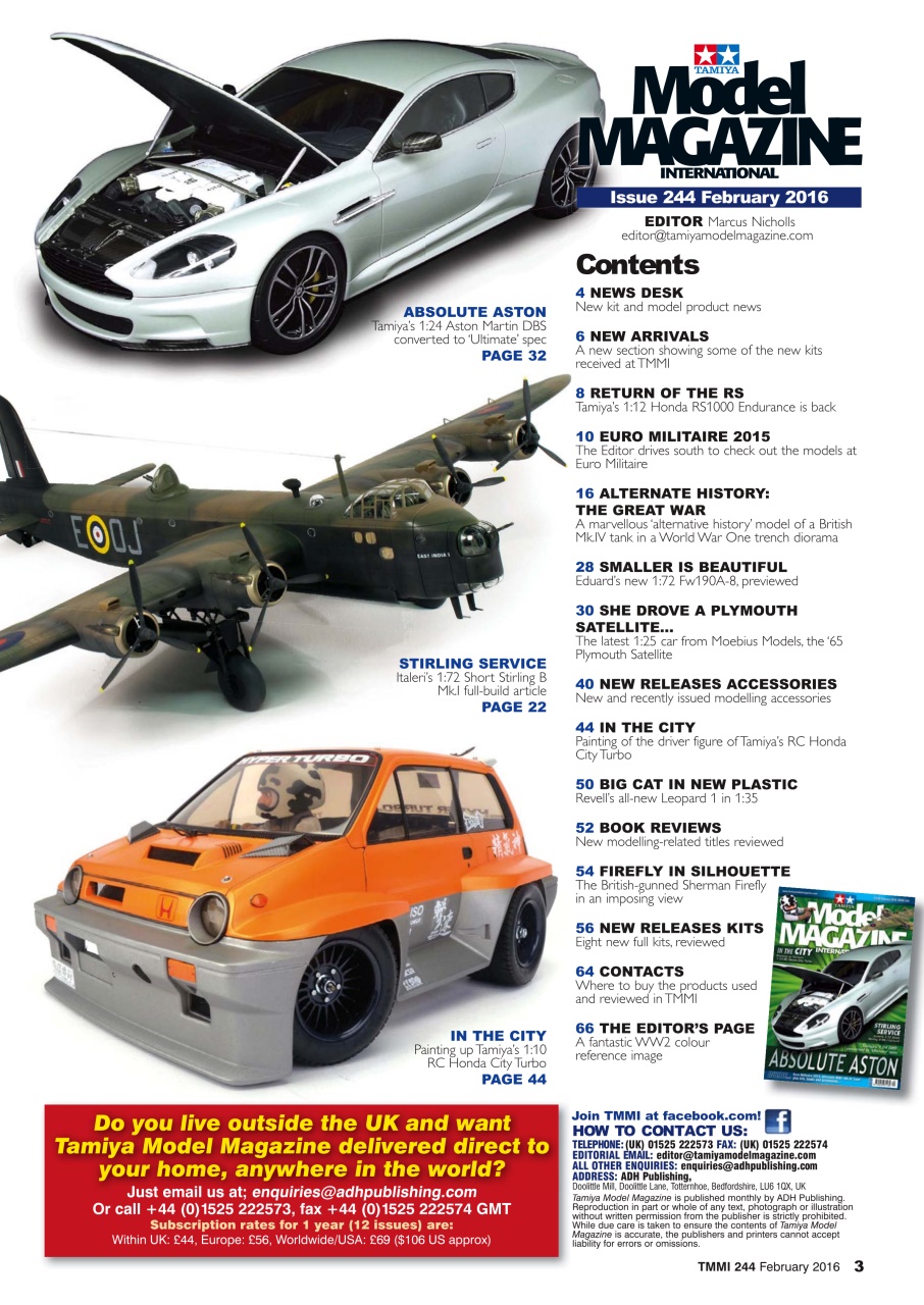 Tamiya Model Magazine Preview Pages