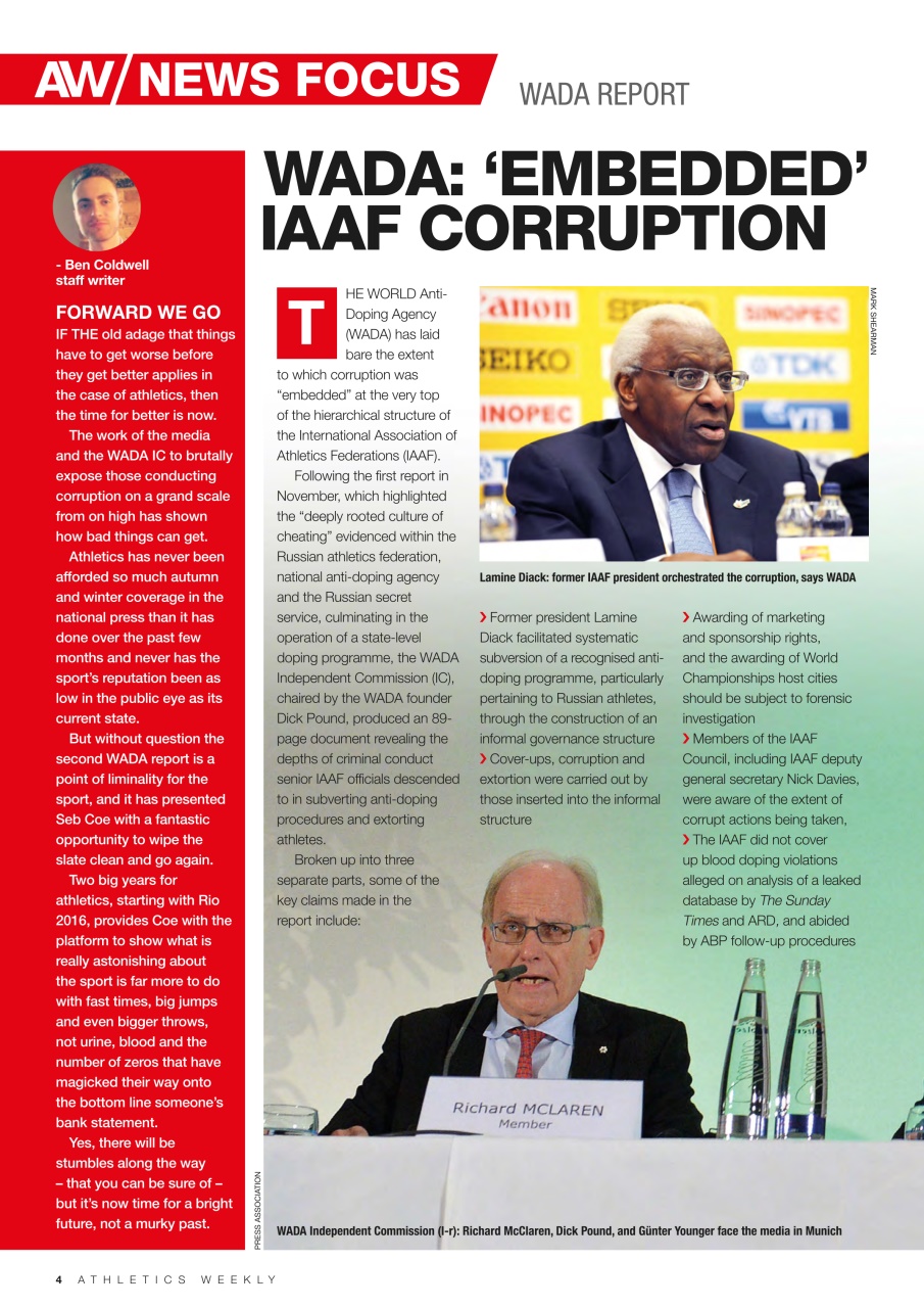 AW – Athletics Weekly Magazine Preview Pages