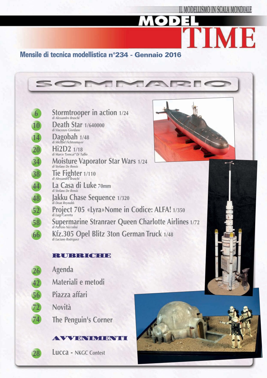 Model Time Preview Pages