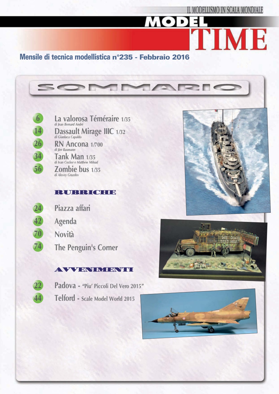 Model Time Preview Pages