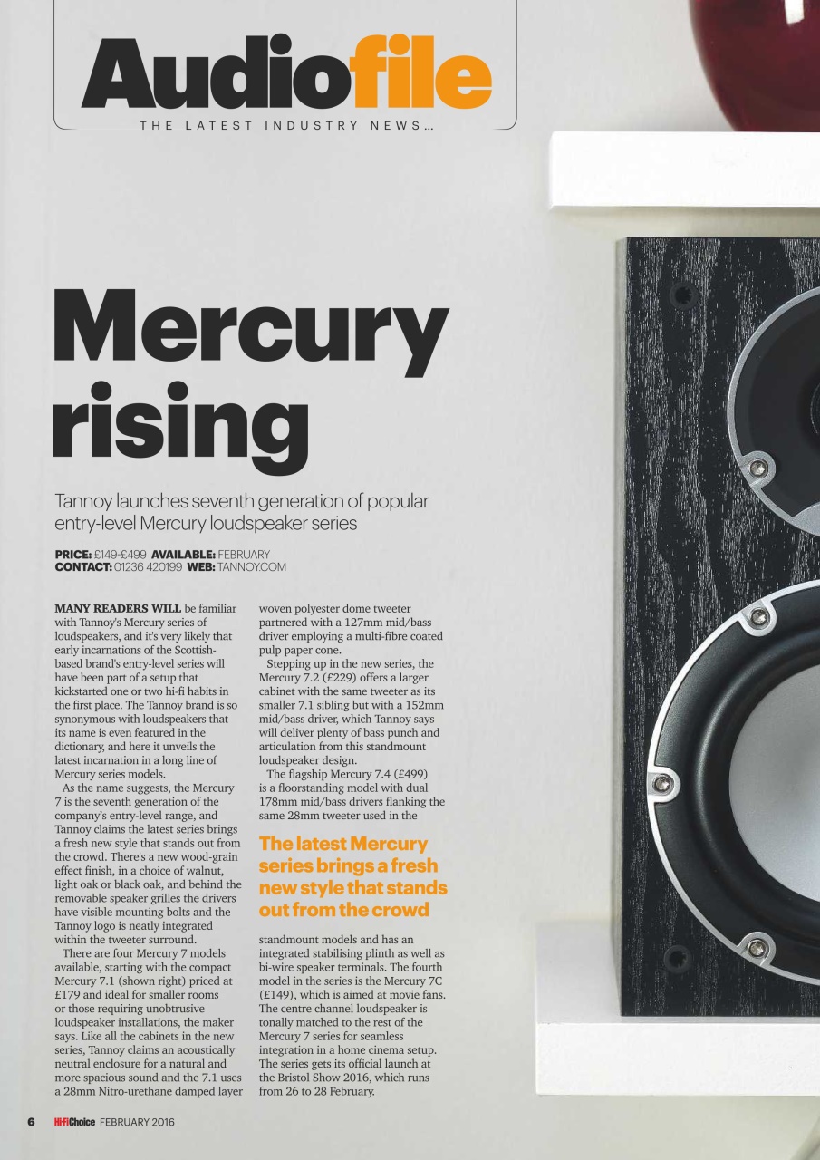 Hi-Fi Choice Preview Pages