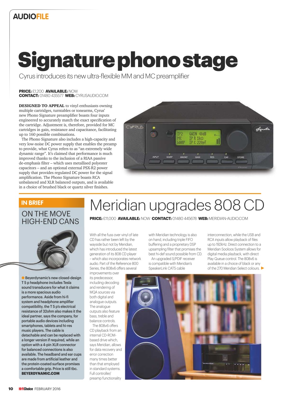 Hi-Fi Choice Preview Pages