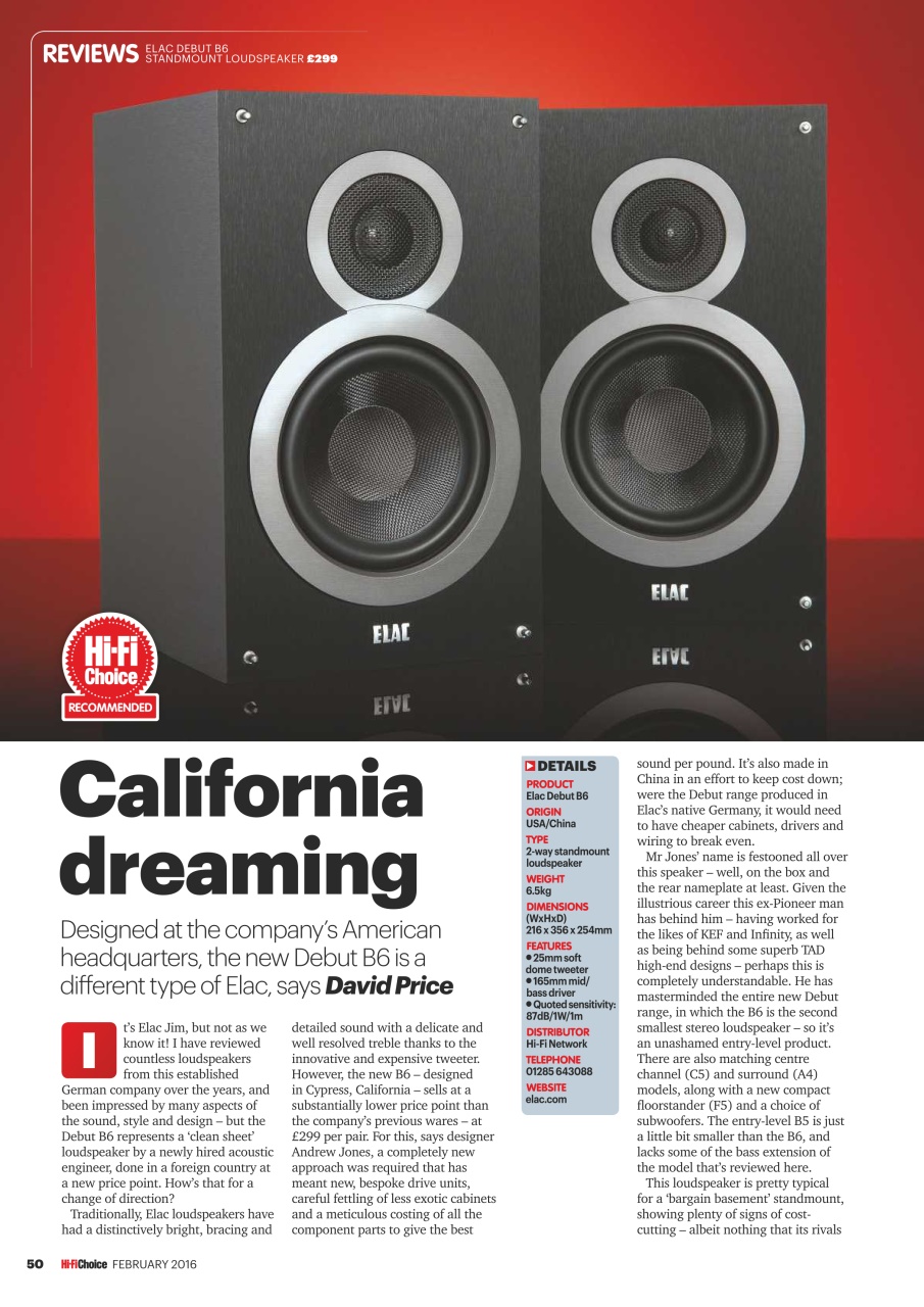 Hi-Fi Choice Preview Pages