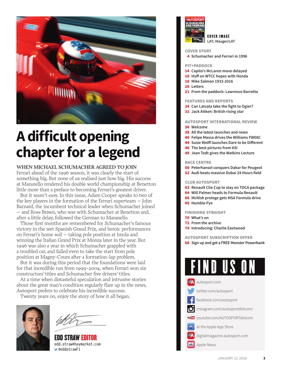 Autosport Preview Pages
