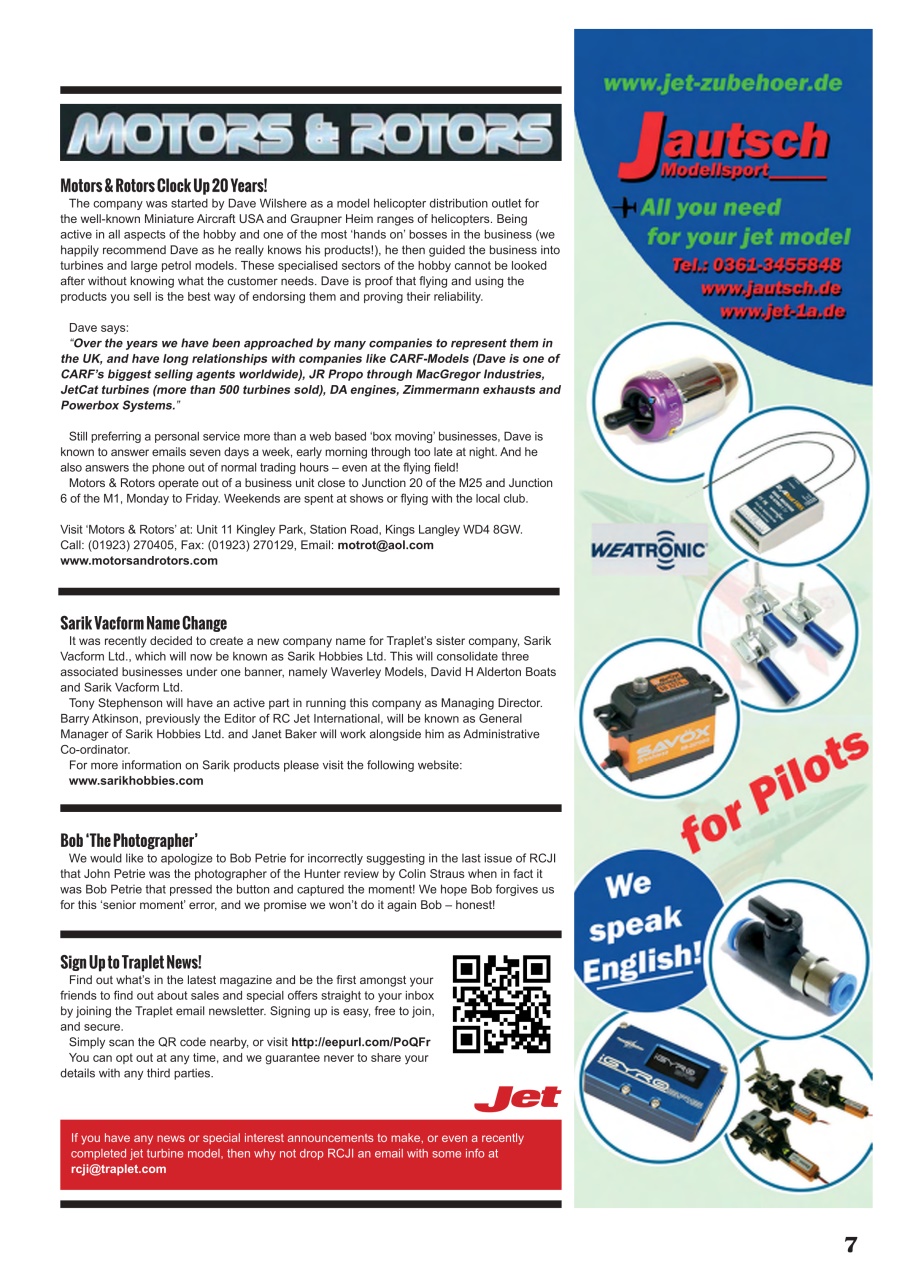 RC Jet International Preview Pages