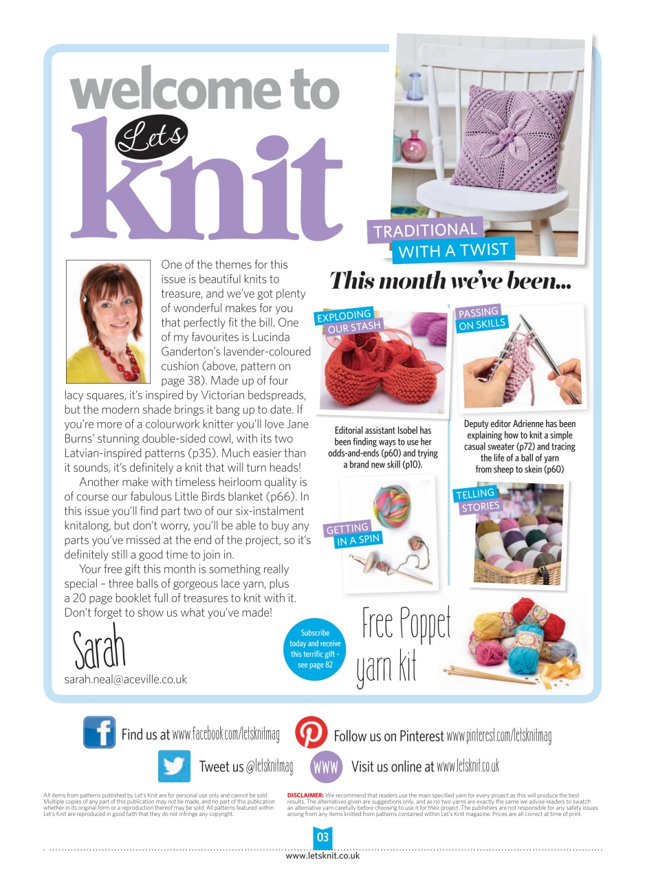 Let's Knit Preview Pages