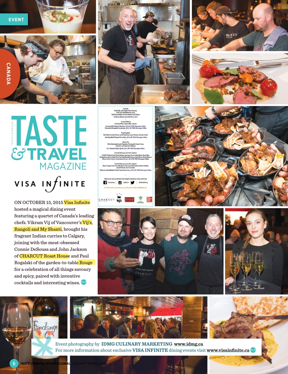 Taste & Travel International Preview Pages