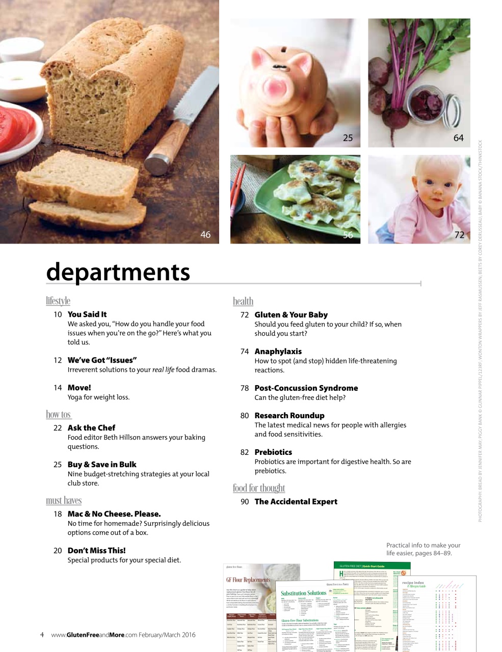Gluten Free & More Preview Pages