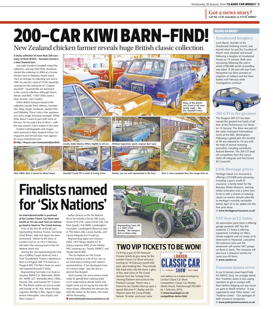 Classic Car Weekly Preview Pages
