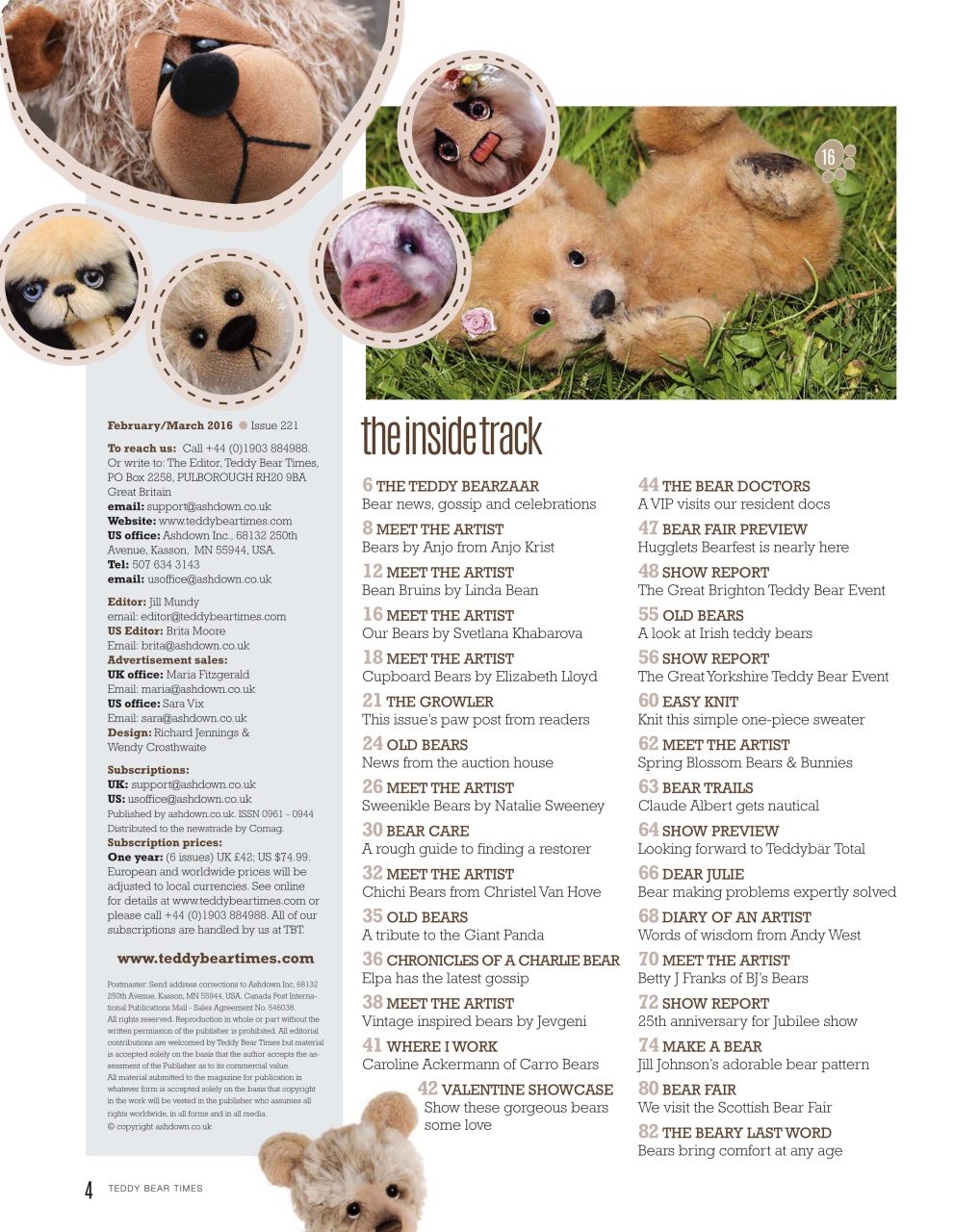 Teddy Bear Times Preview Pages