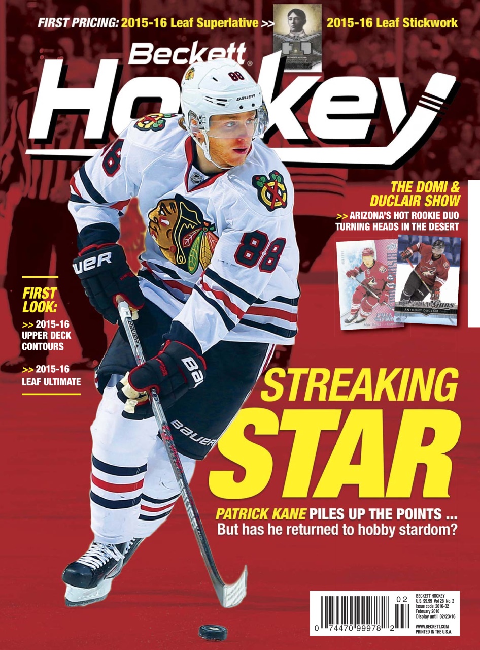 Beckett Hockey Magazine Preview Pages