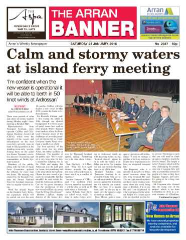 Arran Banner issue 23 January 2016