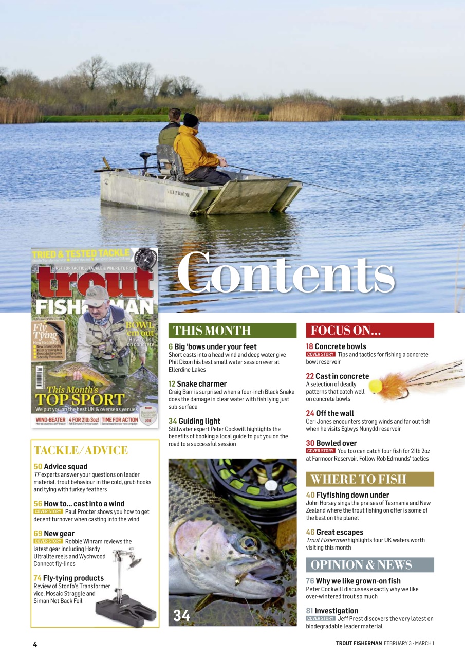 Trout Fisherman Preview Pages