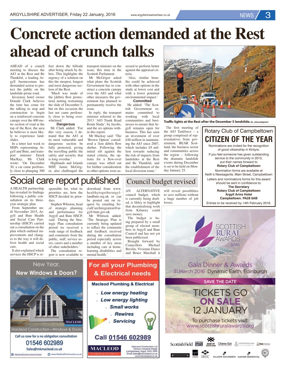 Argyllshire Advertiser Preview Pages