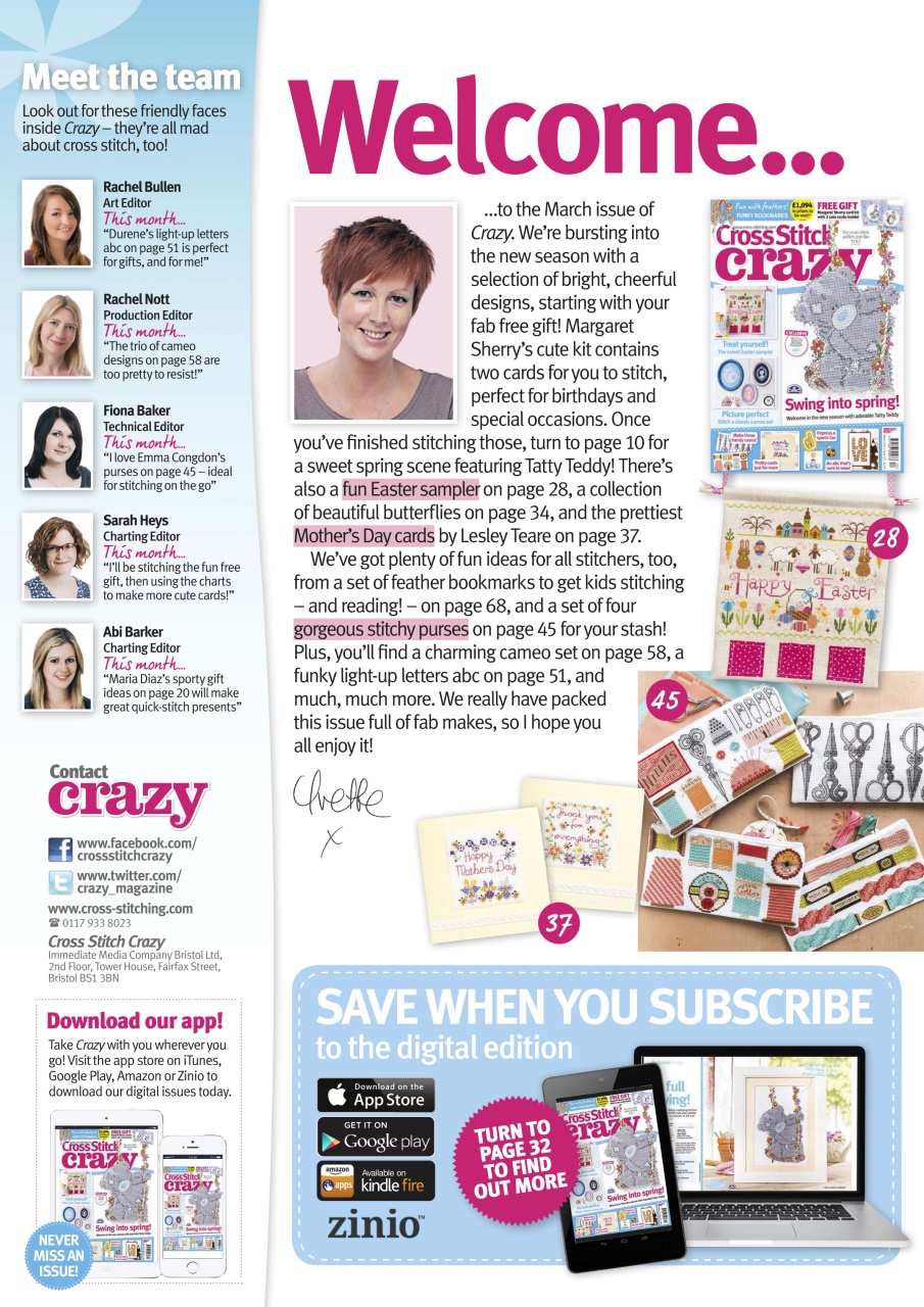 Cross Stitch Crazy Preview Pages