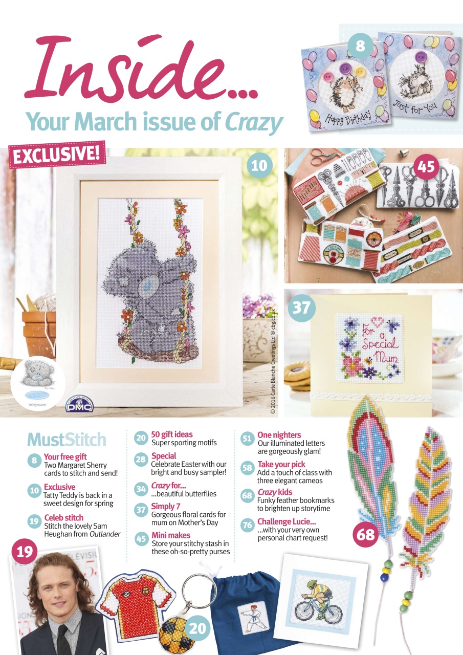 Cross Stitch Crazy Preview Pages