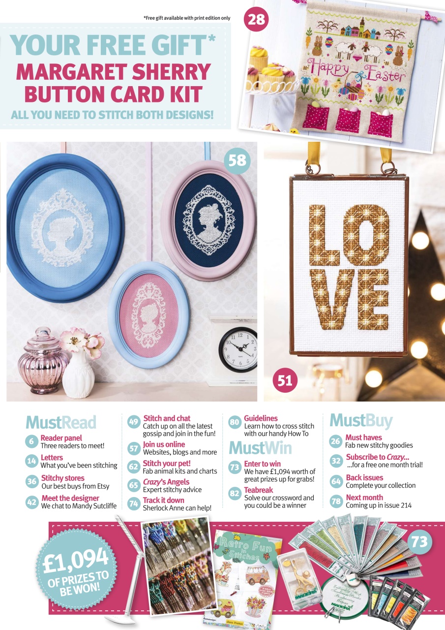 Cross Stitch Crazy Preview Pages