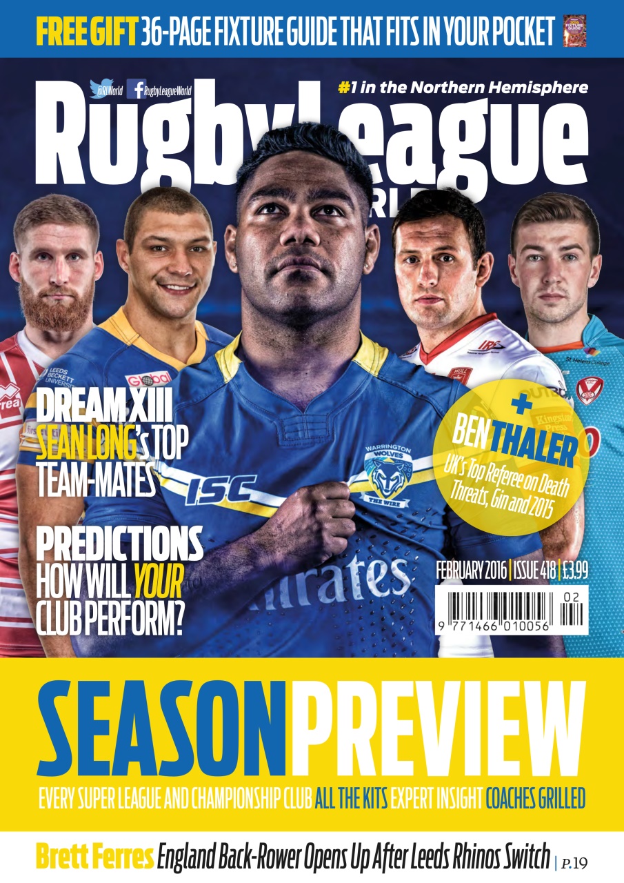 Rugby League World Preview Pages
