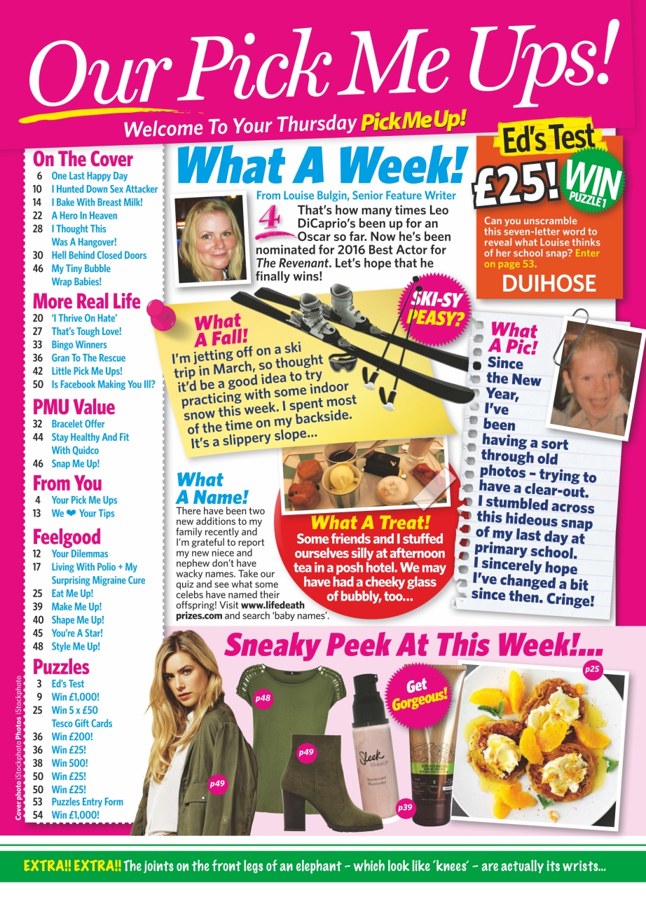 Pick Me Up Preview Pages