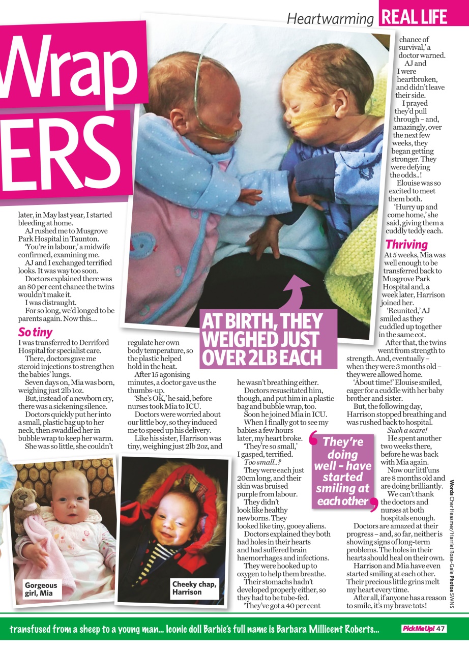 Pick Me Up Preview Pages