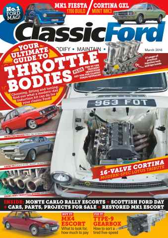 Classic Ford issue No. 235 Throttle Bodies