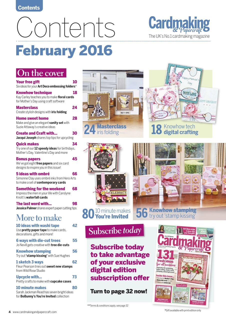 Cardmaking & Papercraft Preview Pages